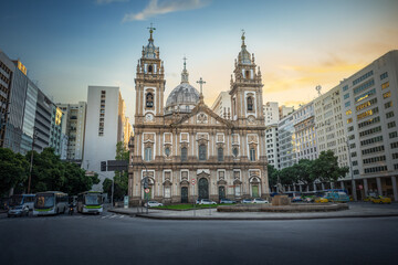 Fototapeta na wymiar Candelaria Church - Rio de Janeiro, Brazil