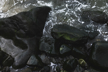 stones in water