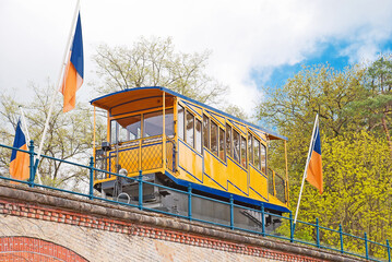Nerobergbahn in der hessischen Landeshauptstadt Wiesbaden, Deutschland