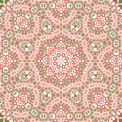 Tile azulejos mosaic seamless pattern, oriental ethnic patchwork