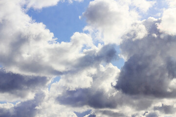 sky and cloudy landscape.