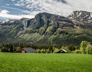house in the mountains