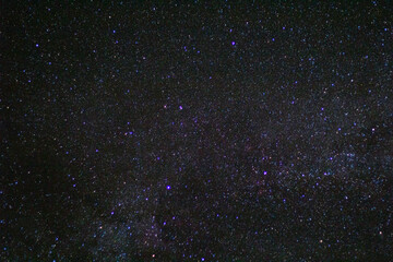 Starry night sky