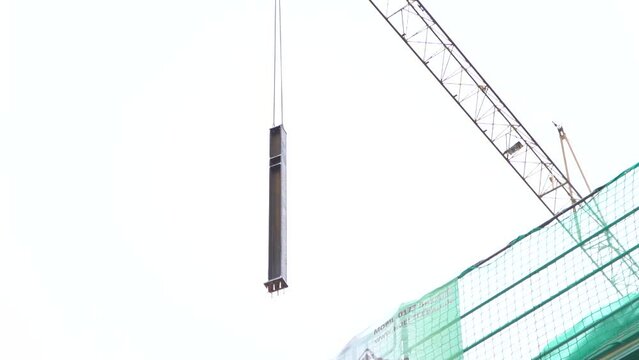 Baustelle - Stahltr&auml;ger - Bauplan