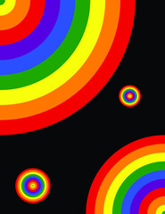 rainbow color background. LGBT pride background design