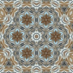 art nouveau and art deco colours and styled pattern and hexagonal designs