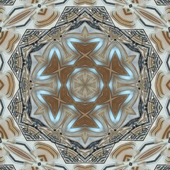 art nouveau and art deco colours and styled pattern and hexagonal designs