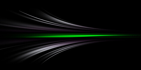 Gray and green speed abstract technology background
