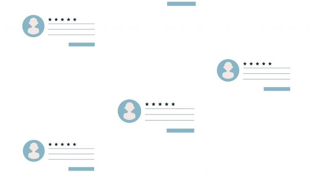 users accounts contacts pattern animation