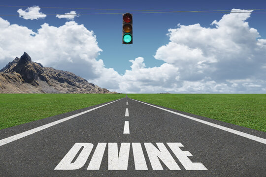 The Word Divine On A Highway To Divinity.