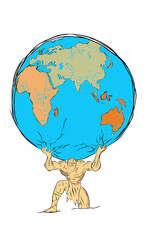 illustration design art decoration beauty postcard decor drawing digital graphics artistic outlines sketch advertising logo graphic beauty people guy man