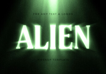 Horror Movie Text Effect Mockup - Powered by Adobe