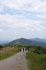 a view of the Malvern hills near Worcestershire beacon 