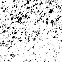 Splatter Paint texture . Distress Grunge background . Scratch, Grain, Noise rectangle stamp . Black Spray Blot of Ink.Place illustration Over any Object to Create Grungy Effect .abstract vector.