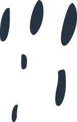 Dark Blue Strokes 3 Overlay