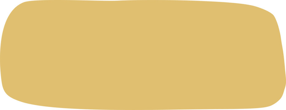 Yellow Horizontal Rectangle Element