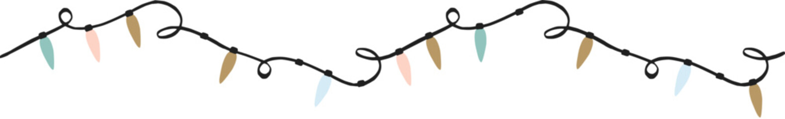 Little Light Bulbs Garland Frame