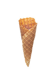 ice cream cone isolated on a white background
