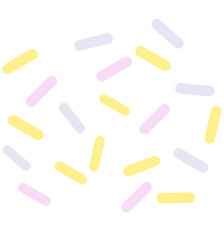 Colorful doodle brush