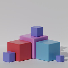 Obraz premium Premium Product Photography Backdrop Platform 3d rendering