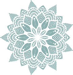 Set of hand drawn colorful mandalas