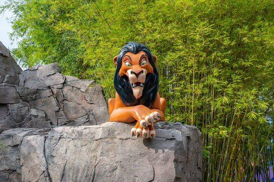 Views of the character theming at Disney`s Art of Animation Resort