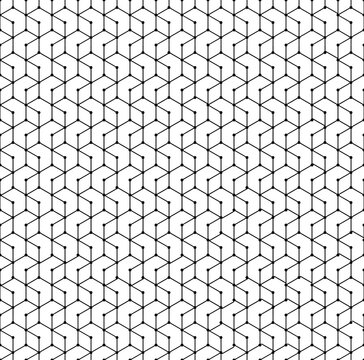Hexagon seamless pattern