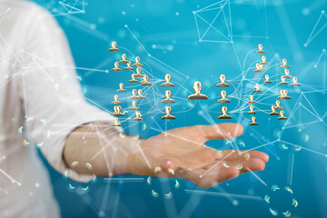 team hierarchy connection group digital