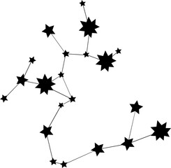 Sagittarius zodiac constellation © Tartila