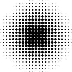 Halftone effect abstract dotted circles - 510115031