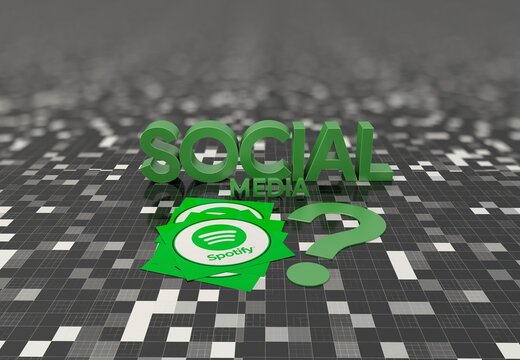 Spotify, Social Media Background