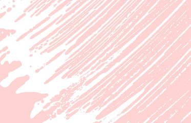 Grunge texture. Distress pink rough trace. Good-lo