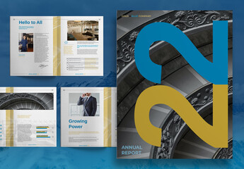 Gold Annual Report Layout