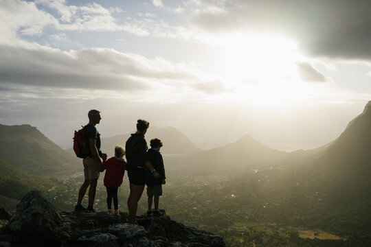 Family on the Mountain Top