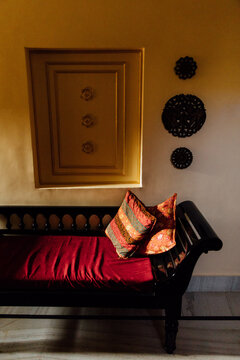 Afternoon light on a couch / day bed