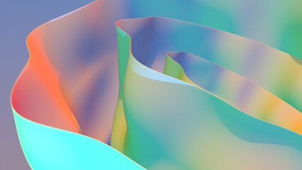 Bright folds.