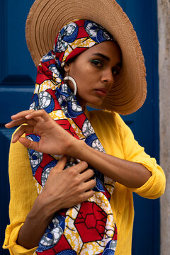 Bold and classy fashion portrait