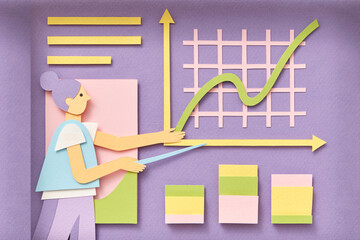 Papercraft teachr showing graphic