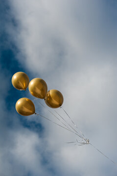 Golden ballons