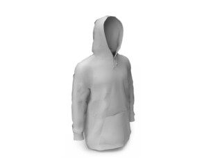 Hoodie Jacket 3D Illustration Mockup Scene