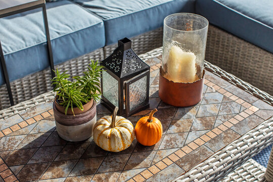 Autumn Patio Decor