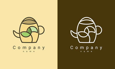 tea logo vector template 