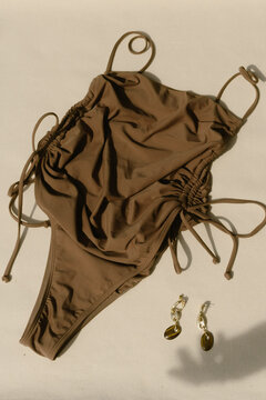Elevated bathing suit attire