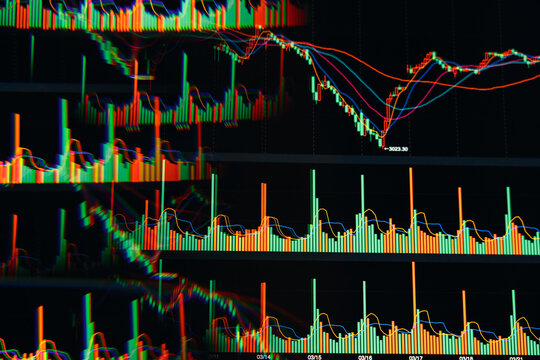 stock market trend chart - Powered by Adobe