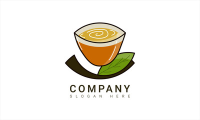 tea logo vector template