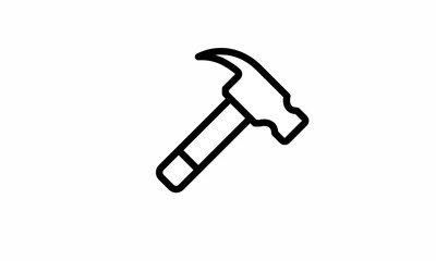 nailer icon vector simple outline style with white background