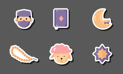 Islamic Icon Sticker Collection Design