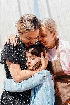 Multigenerational hug