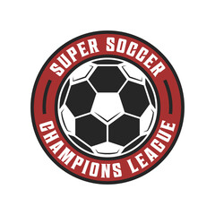 Soccer logo sport, football club logo vector illustration design template