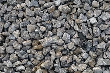 A collection of rocks on the beach in New York.